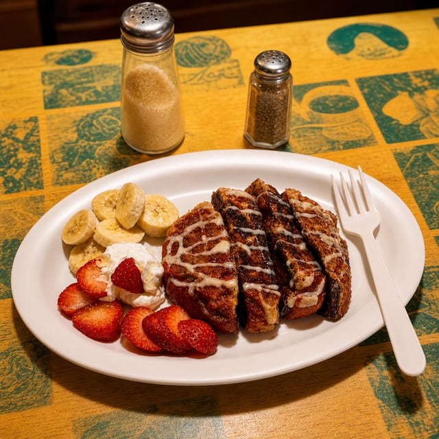 Desayuno regular c/ platano.